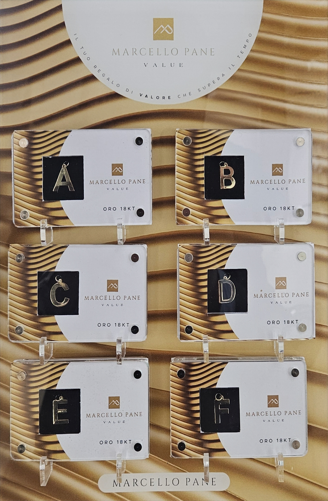 Ciondolo Lettera Oro 18kt Marcello Pane BLIST Marcello Pane