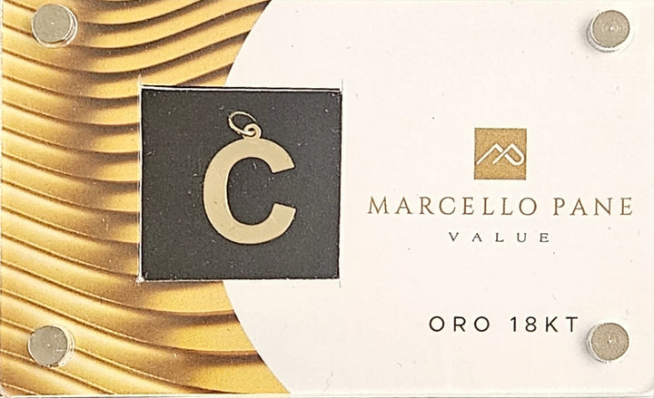 Ciondolo Lettera Oro 18kt Marcello Pane BLIST Marcello Pane C