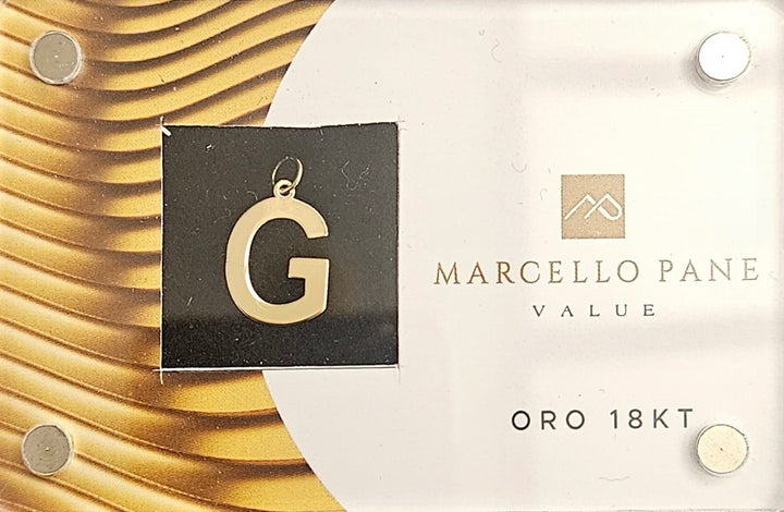 Ciondolo Lettera Oro 18kt Marcello Pane BLIST Marcello Pane G