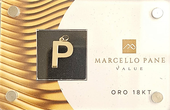 Ciondolo Lettera Oro 18kt Marcello Pane BLIST Marcello Pane P