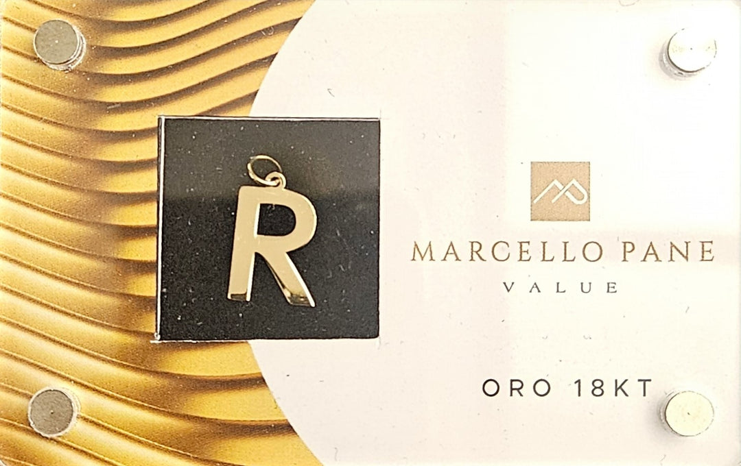 Ciondolo Lettera Oro 18kt Marcello Pane BLIST Marcello Pane R