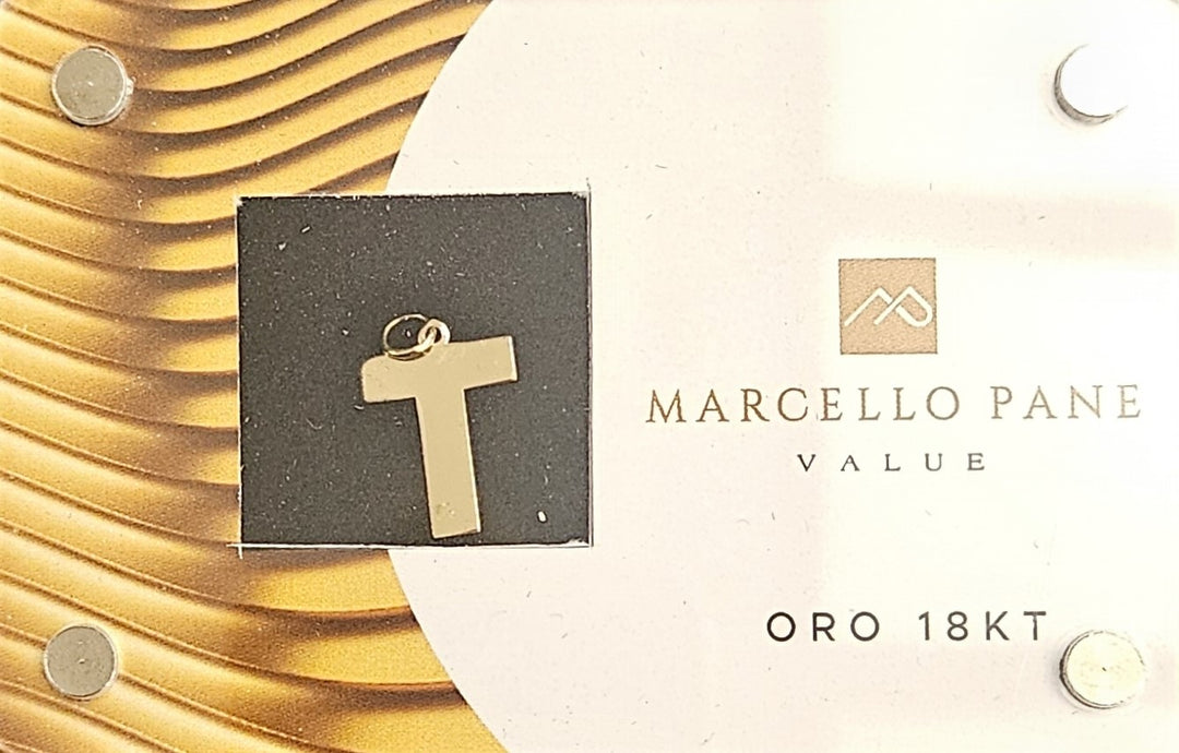 Ciondolo Lettera Oro 18kt Marcello Pane BLIST Marcello Pane T