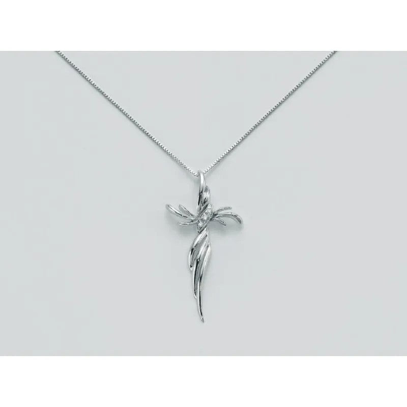 Collana Croce in Oro e Diamanti Miluna CLD3500 Miluna