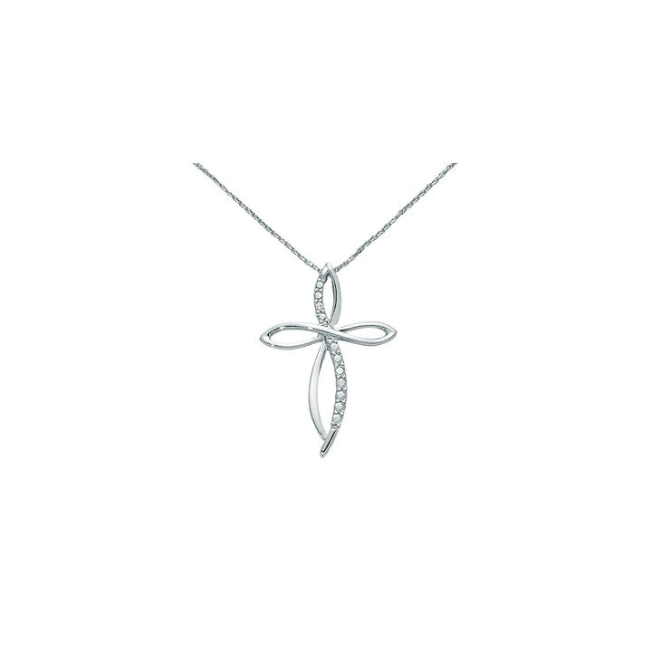 Collana Croce in Oro e Diamanti Miluna CLD3947 Miluna
