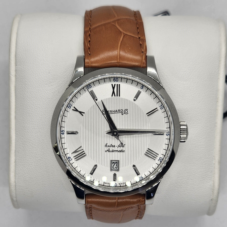 Orologio Automatic Extra-Fort Eberhard 41029.05 Eberhard Cinturino Pelle/Cuoio