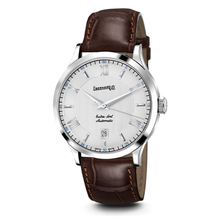Orologio Automatic Extra-Fort Eberhard 41029.05 Eberhard Cinturino Pelle/Cuoio