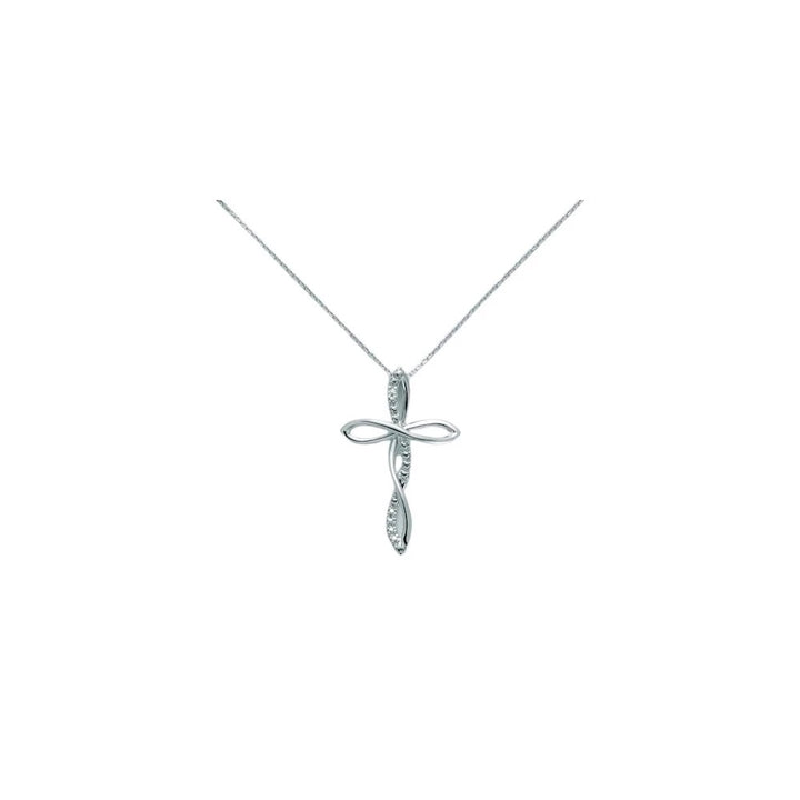 Collana Croce in Oro e Diamanti Miluna CLD4260 Miluna