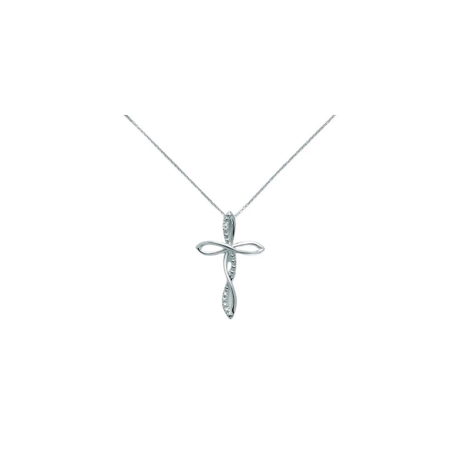 Collana Croce in Oro e Diamanti Miluna CLD4260 Miluna