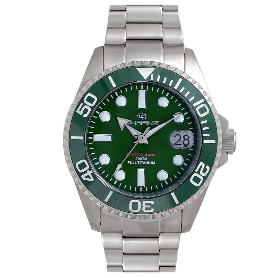 Orologio solo tempo uomo Lorenz Full Titanium Automatic LZ30212CC