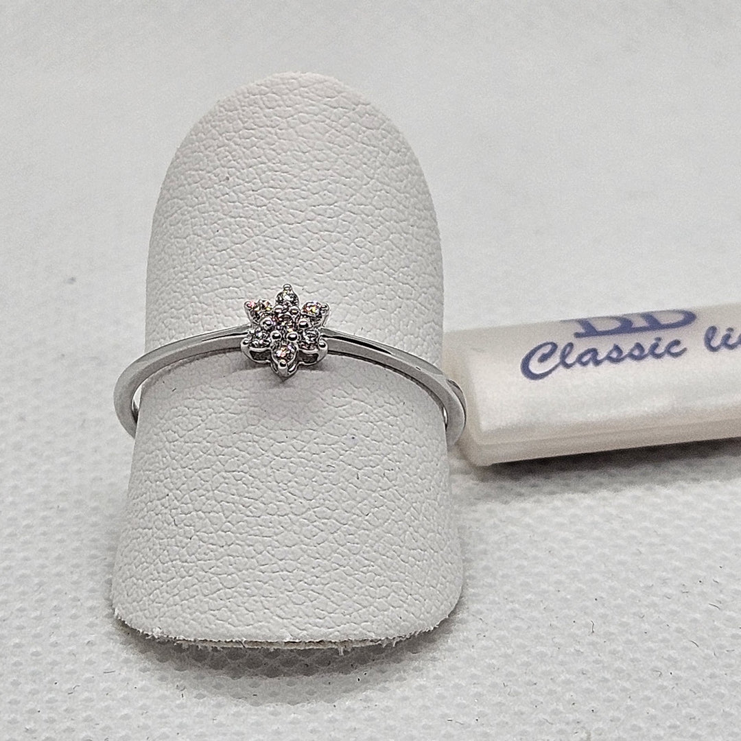 Anello Donna Fiore Oro e Diamanti Davite&Delucchi AA032492