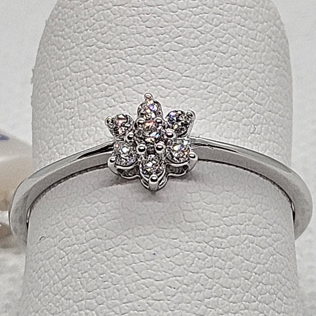 Anello Donna Fiore Oro e Diamanti Davite&Delucchi AA032493