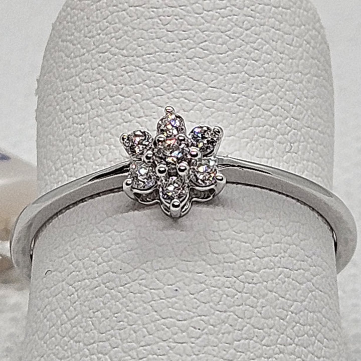 Anello Donna Fiore Oro e Diamanti Davite&Delucchi AA032493