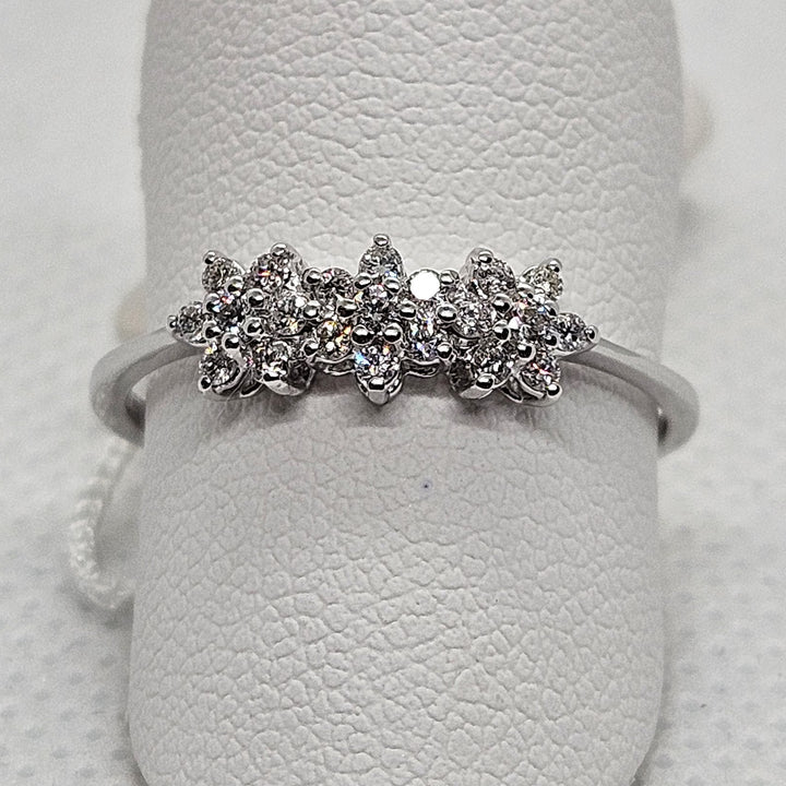 Anello Donna Trilogy Fiori Oro e Diamanti Davite&Delucchi AA032494