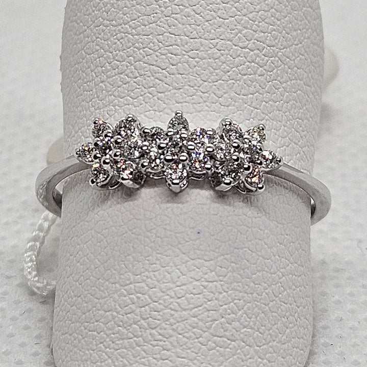 Anello Donna Trilogy Fiori Oro e Diamanti Davite&Delucchi AA032494