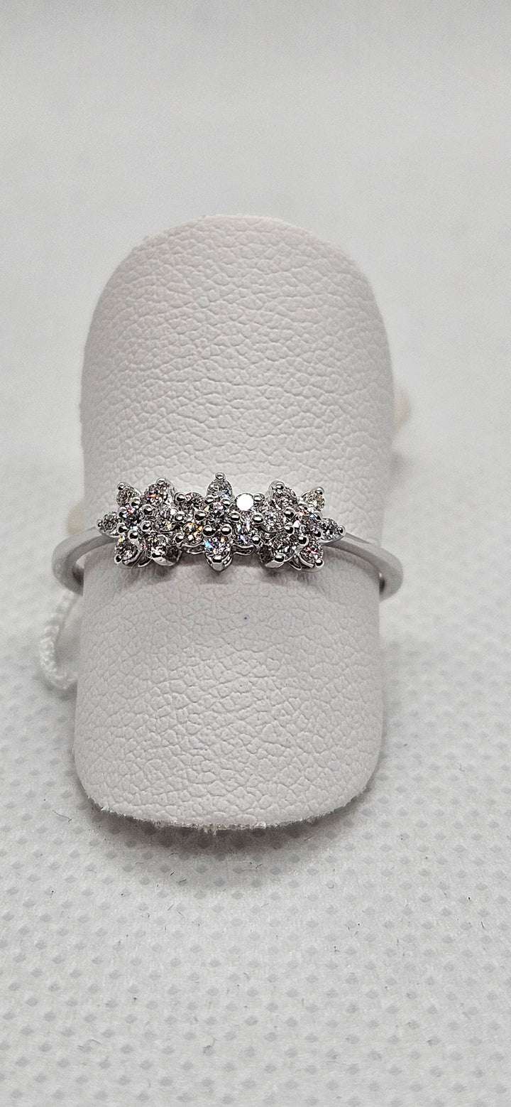 Anello Donna Trilogy Fiori Oro e Diamanti Davite&Delucchi AA032494