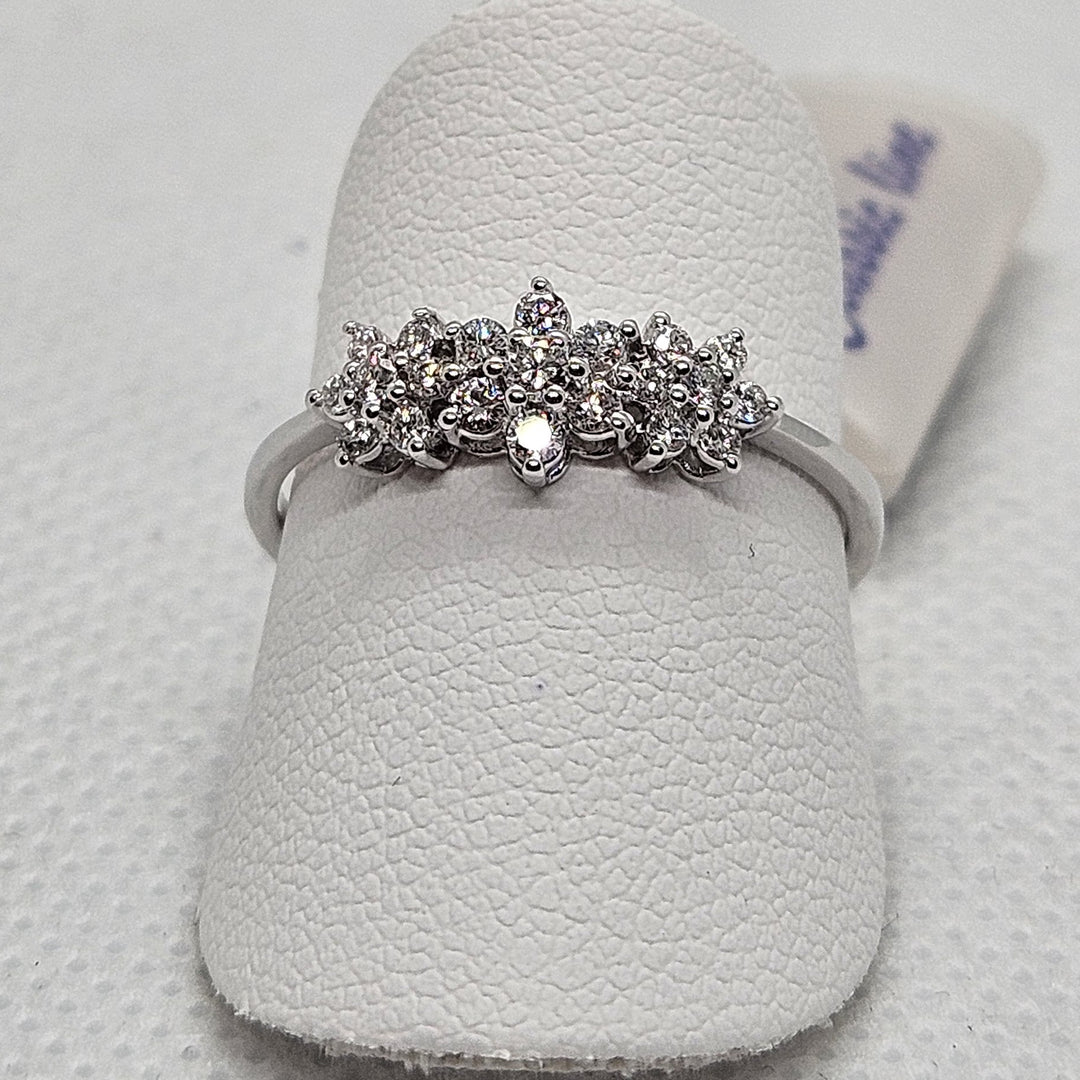 Anello Donna Trilogy Fiori Oro e Diamanti Davite&Delucchi AA032495