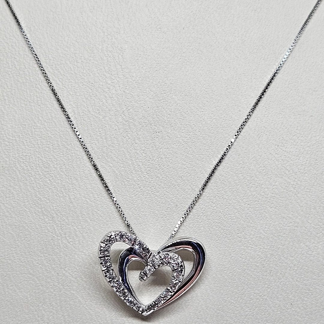 Collana Cuore in Oro e Diamanti Miluna CLD2894 Miluna