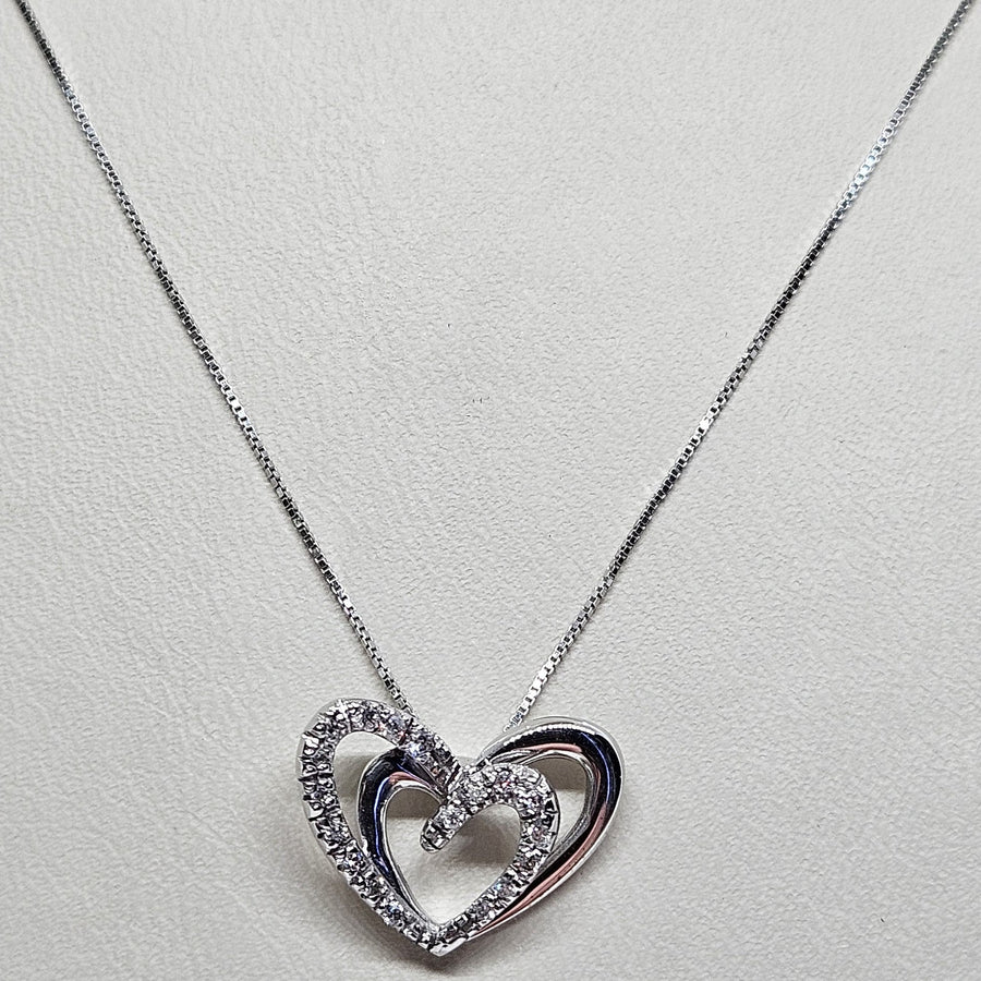Collana Cuore in Oro e Diamanti Miluna CLD2894 Miluna