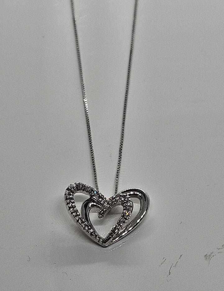 Collana Cuore in Oro e Diamanti Miluna CLD2894 Miluna