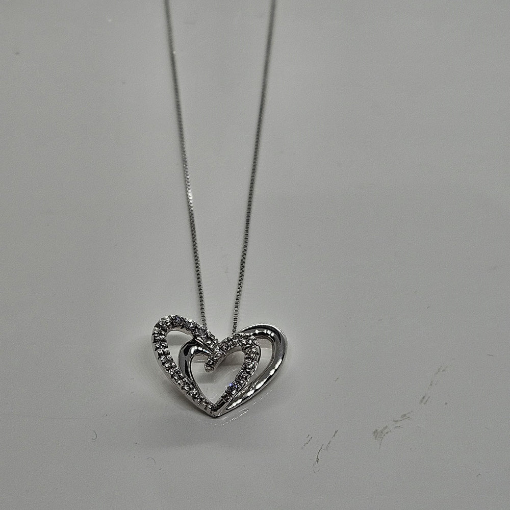 Collana Cuore in Oro e Diamanti Miluna CLD2894 Miluna