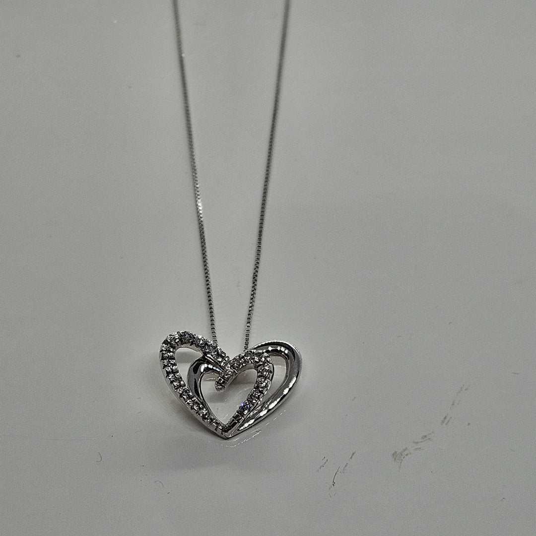 Collana Cuore in Oro e Diamanti Miluna CLD2894 Miluna