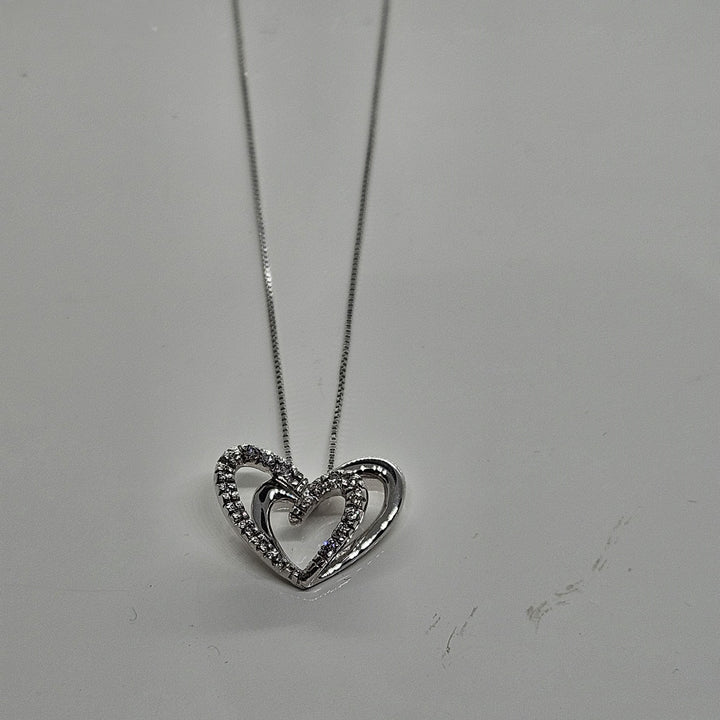Collana Cuore in Oro e Diamanti Miluna CLD2894 Miluna