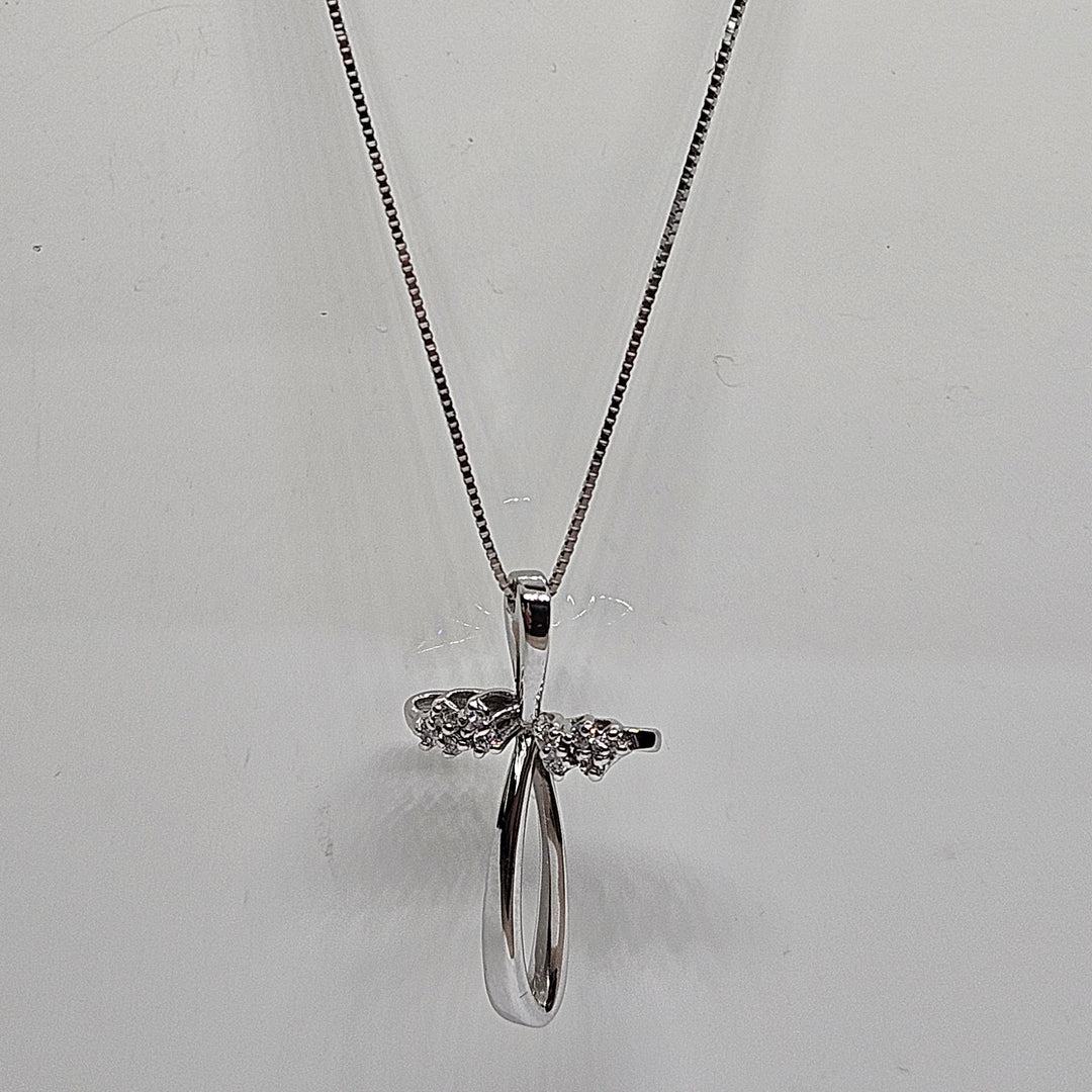 Collana Croce in Oro e Diamanti Miluna CLD3672 Miluna