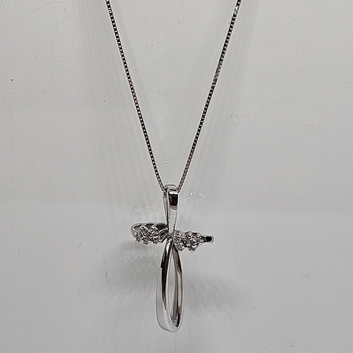 Collana Croce in Oro e Diamanti Miluna CLD3672 Miluna