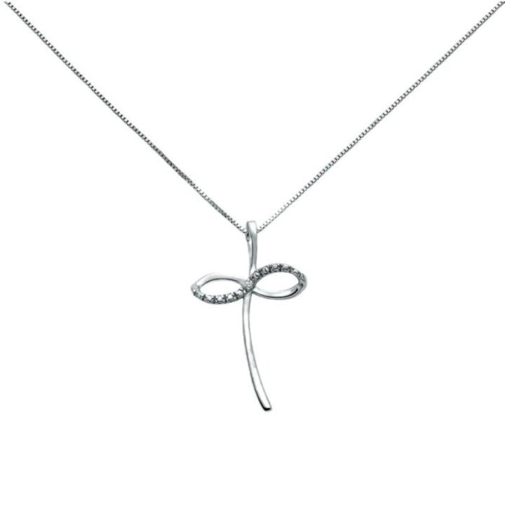 Collana Croce in Oro e Diamanti Miluna CLD4227 Miluna