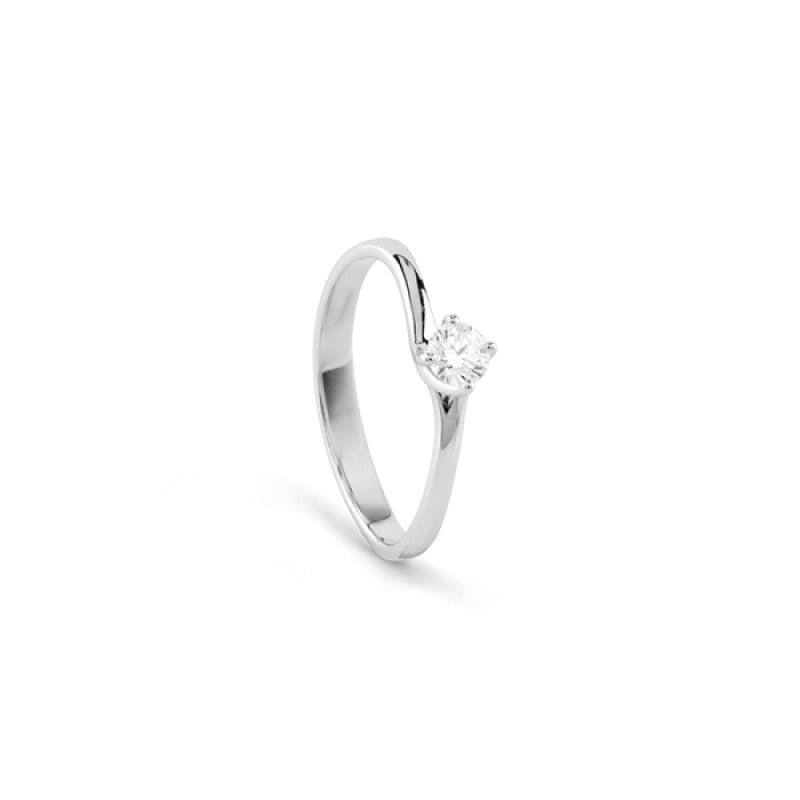 Anello Solitario Oro e diamanti Salvini Essenza 20115375