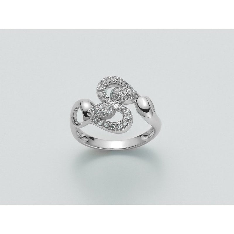 Anello Donna Oro Bianco e Diamanti Miluna LID1954 Miluna