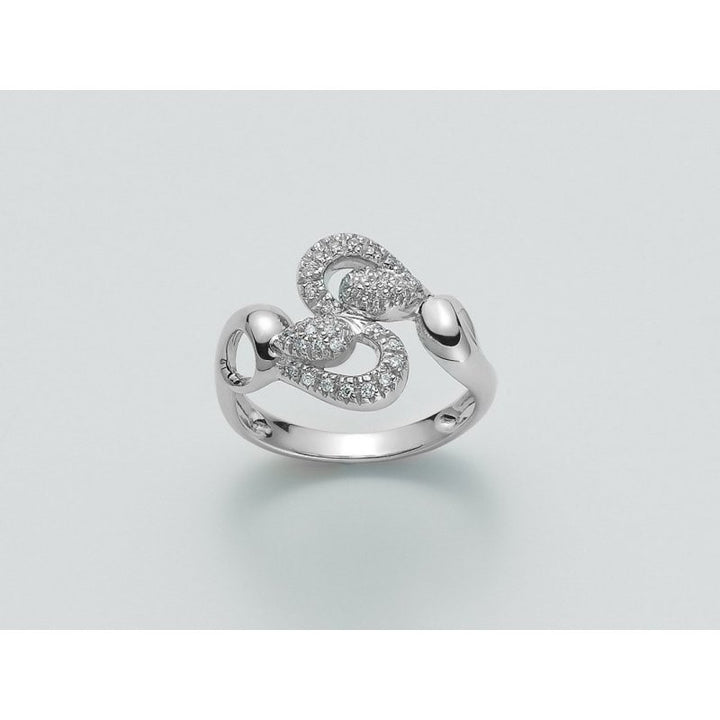 Anello Donna Oro Bianco e Diamanti Miluna LID1954 Miluna
