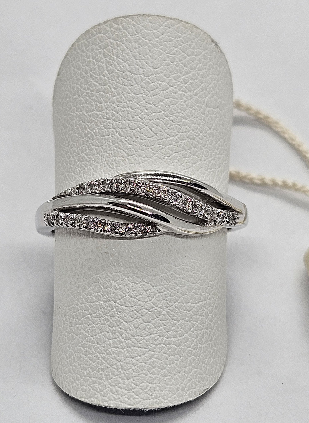 Anello Donna Oro Bianco e Diamanti Miluna LID2007 Miluna