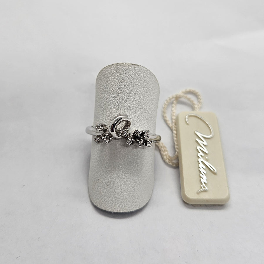 Anello Donna Oro Bianco e Diamanti Miluna LID2059 Miluna