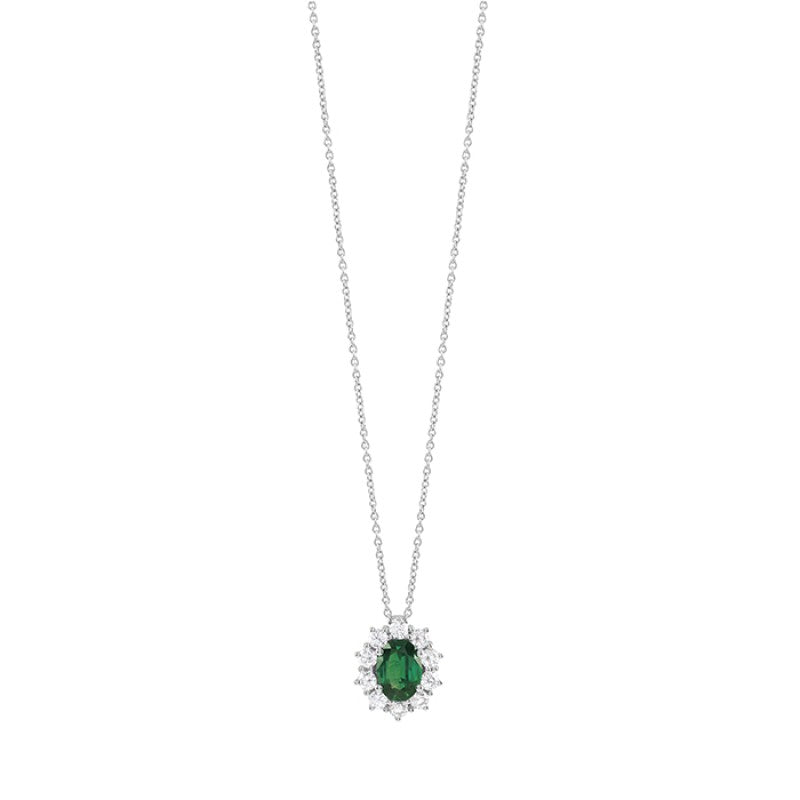 Collana donna Oro Diamanti e Smeraldi Salvini 20099653