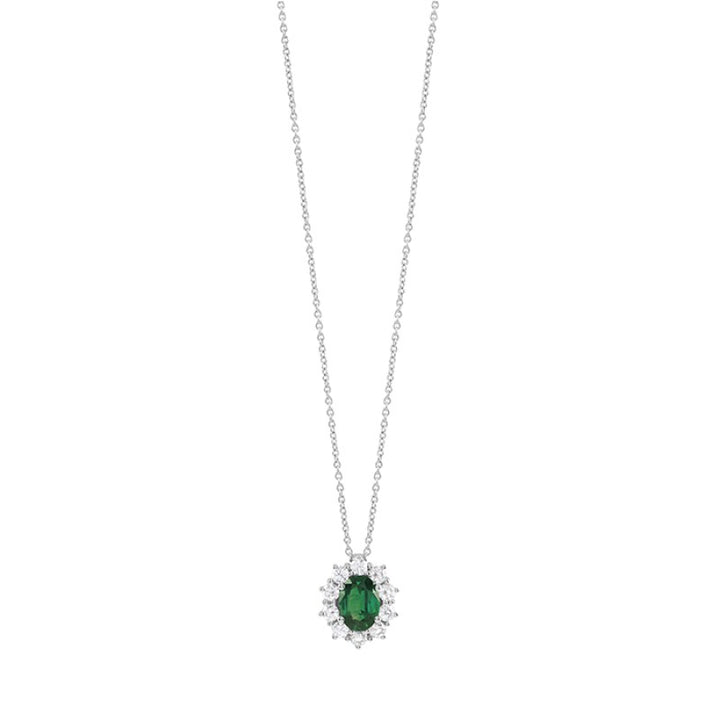 Collana donna Oro Diamanti e Smeraldi Salvini 20099653