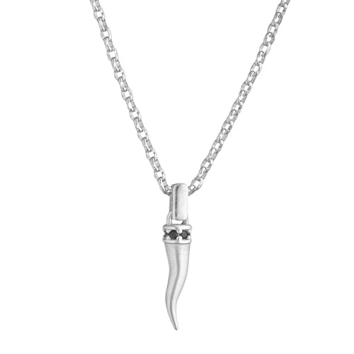 Collana cornetto in Argento HECTOR BY MARCELLO PANE CLAU002