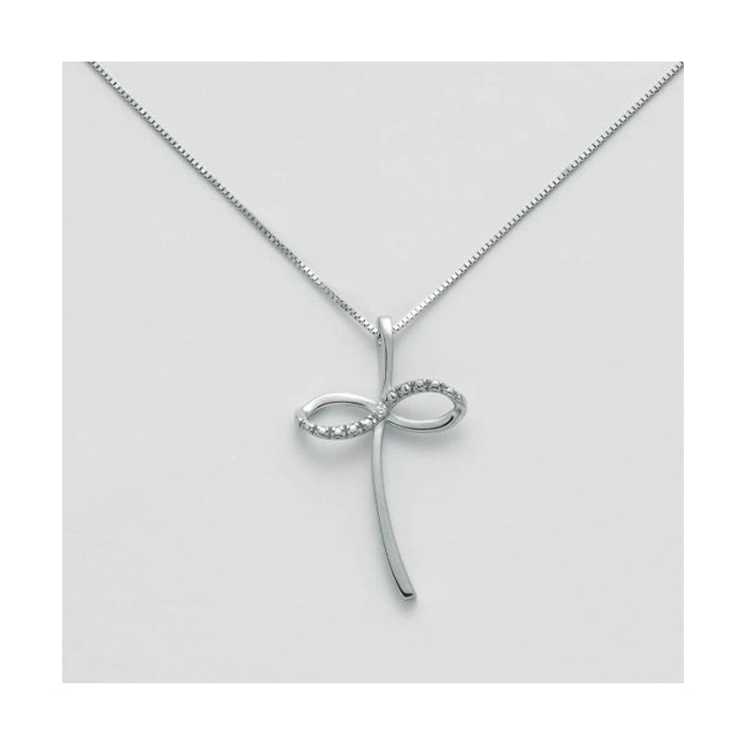 Collana Croce in Oro e Diamanti Miluna CLD4227 Miluna