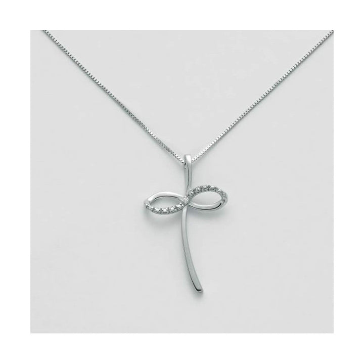 Collana Croce in Oro e Diamanti Miluna CLD4227 Miluna