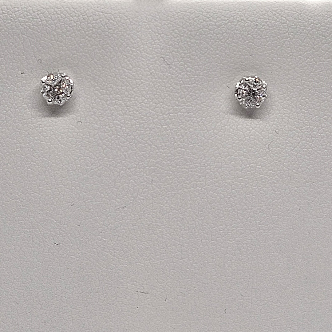 Orecchini punto luce oro e diamanti Miluna Miss Italia ERD1392