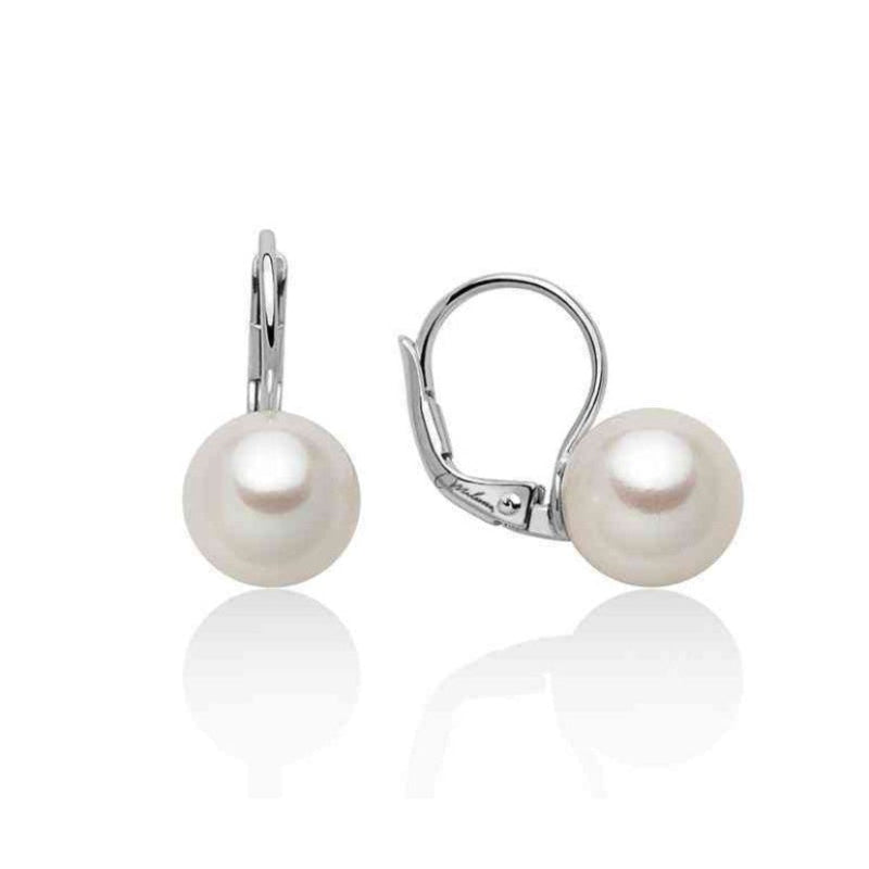 Orecchini in Oro Bianco con Perle Miluna PER2395 Miluna