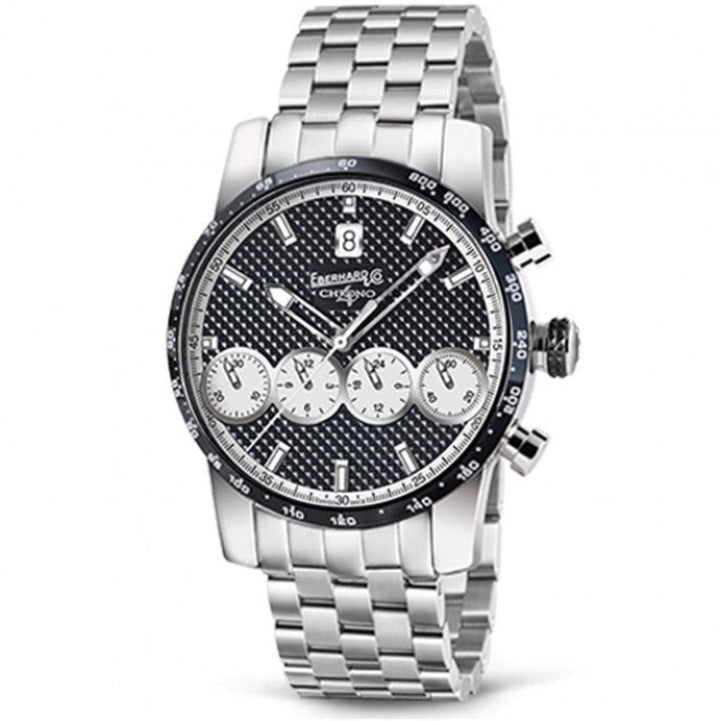 Orologio Crono Automatico Nero Ghiera Ceramica Eberhard Crono4 21-42 31073.03 Eberhard