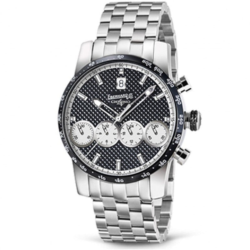 Orologio Crono Automatico Nero Ghiera Ceramica Eberhard Crono4 21-42 31073.03 Eberhard