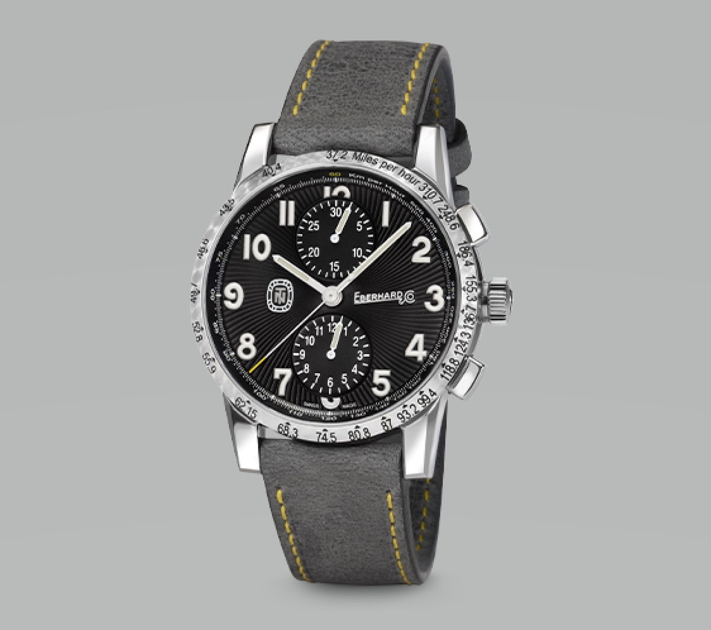 Orologio Automatico Crono Eberhard Tazio Nuvolari 31075.1 Basso Gioielli