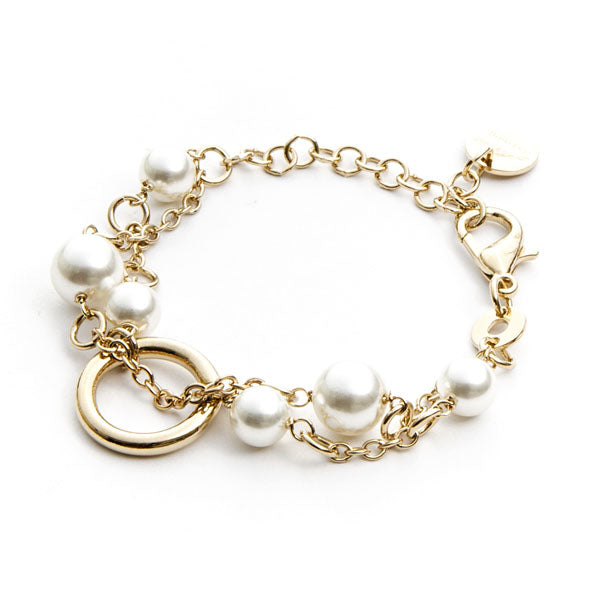 Bracciale 4US Cesare Paciotti Gold Pearl 4UBR3638W  Paciotti 4us   