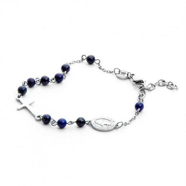 Bracciale 4US Cesare Paciotti Blue Rosary 4UBR3752  Paciotti 4us   