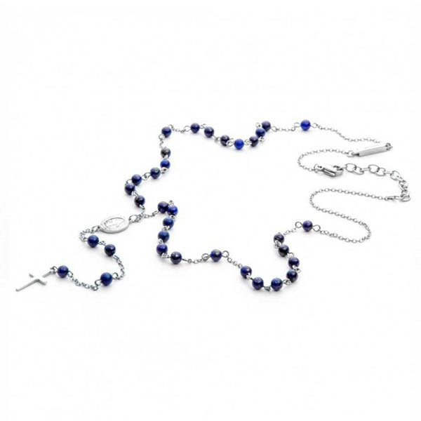 Collana 4US Cesare Paciotti Blue Rosary 4UCL3750  Paciotti 4us   