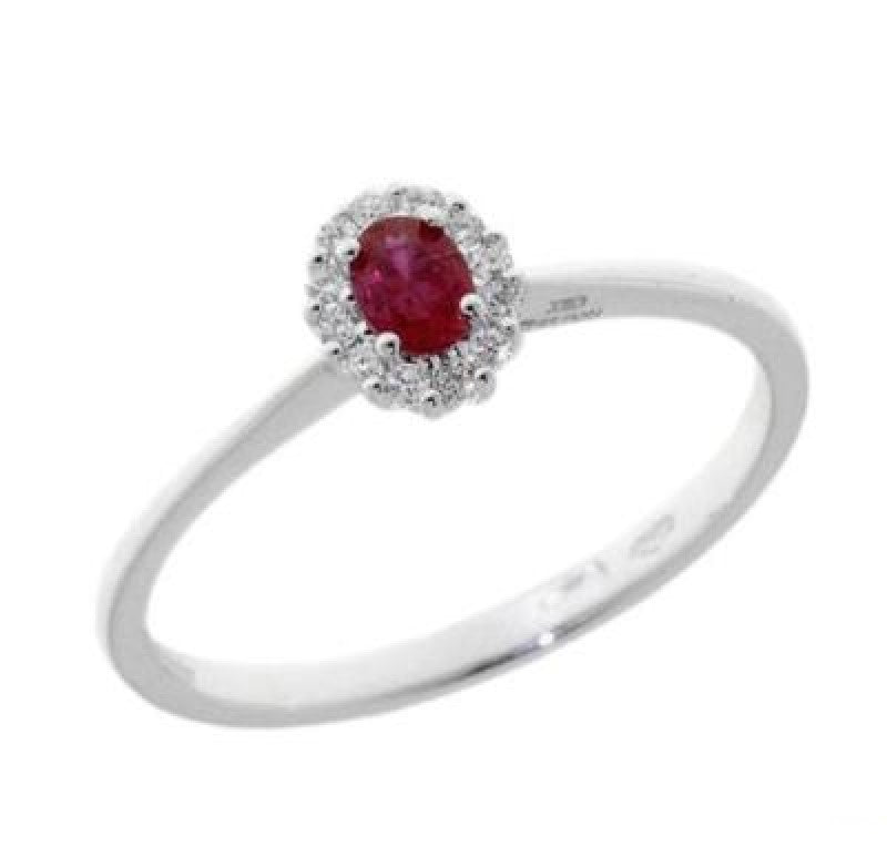 Anello Donna Oro con Rubino e Diamanti Davite&Delucchi AA031149RB  Davite&Delucchi   