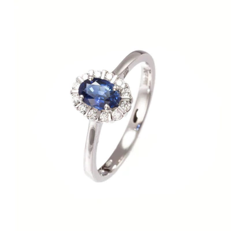 Anello Donna Oro con Zaffiro blu e Diamanti Davite&Delucchi AA031149ZF  Davite&Delucchi 13  