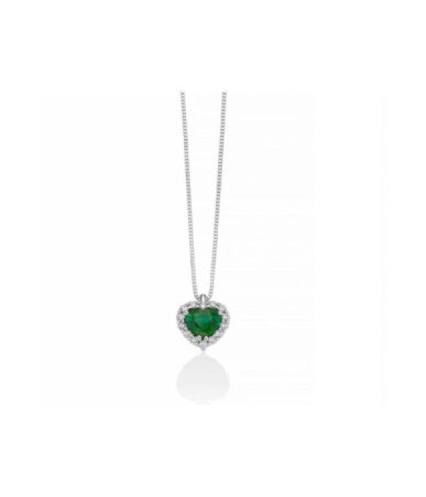 Collana Oro Smeraldo e Diamanti Miluna CLD4502  Miluna   